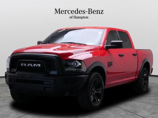 Flame Red Clearcoat 2024 RAM 1500 Classic Warlock Crew Cab 4x4 5'7' Box