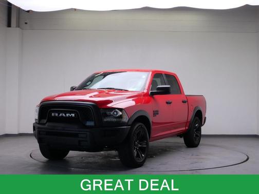 Flame Red Clearcoat 2024 RAM 1500 Classic Warlock Crew Cab 4x4 5'7' Box