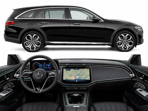 BLACK 2025 Mercedes-Benz E-Class E 450 4MATIC All-Terrain