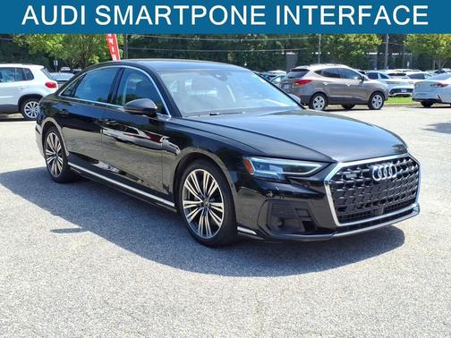Mythos Black Metallic 2023 Audi A8 L 55 TFSI quattro Tiptronic
