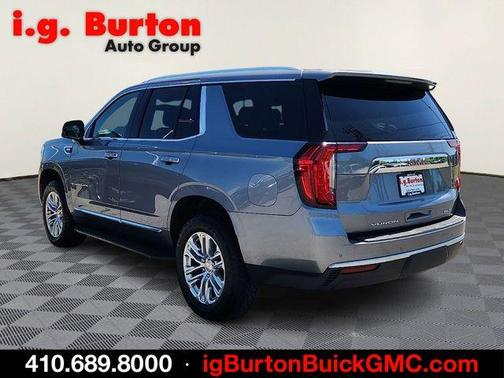 Steel Metallic 2021 GMC Yukon SLT