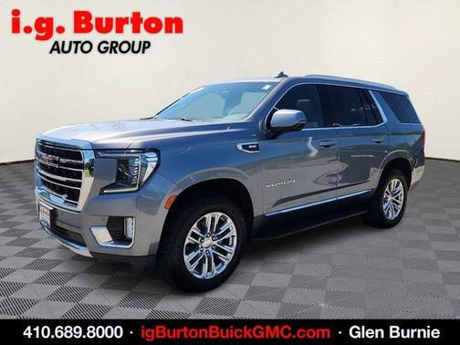 Steel Metallic 2021 GMC Yukon SLT