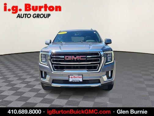 Steel Metallic 2021 GMC Yukon SLT