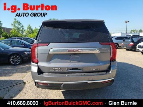 Satin Steel Metallic 2021 GMC Yukon SLT