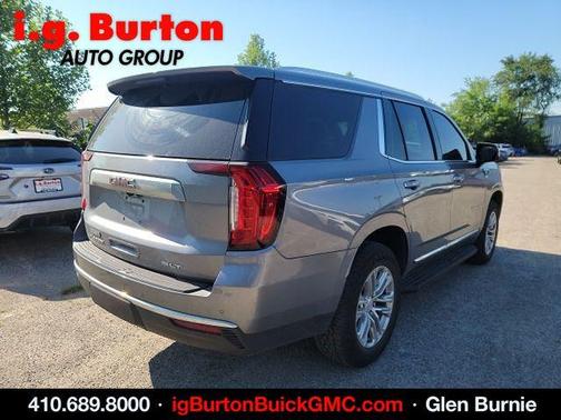 Satin Steel Metallic 2021 GMC Yukon SLT