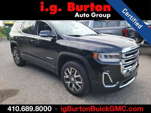 Ebony Twilight Metallic 2022 GMC Acadia SLE