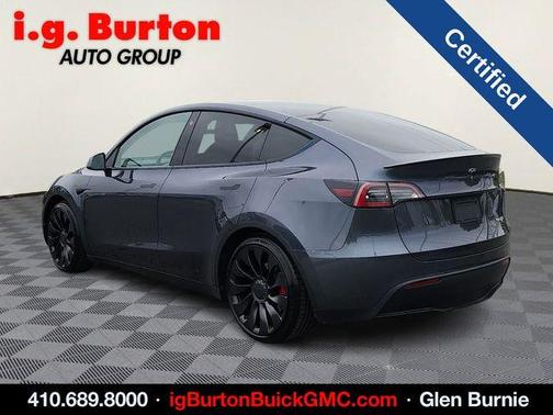 Midnight Silver Metallic 2022 Tesla Model Y Performance