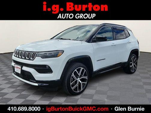 Bright White Clearcoat 2024 Jeep Compass Limited
