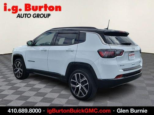 Bright White Clearcoat 2024 Jeep Compass Limited