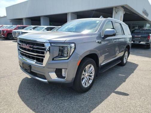 Steel Metallic 2021 GMC Yukon SLT