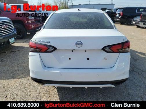 Cloud White 2025 Nissan Versa S