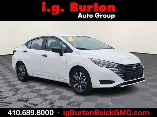Cloud White 2025 Nissan Versa S