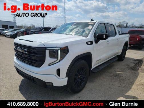 Summit White 2024 GMC Sierra 1500 Elevation