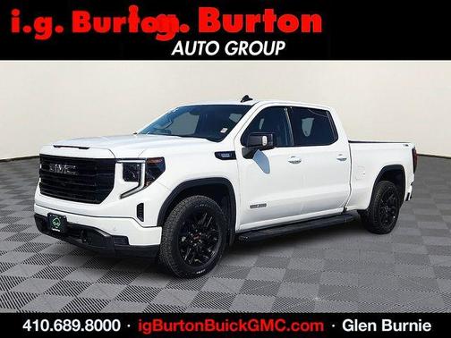Summit White 2024 GMC Sierra 1500 Elevation