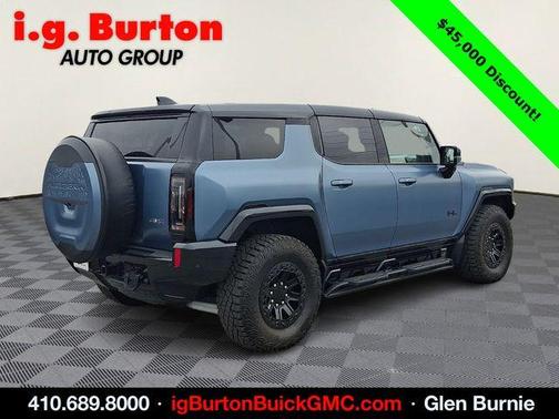 Neptune Blue 2024 GMC HUMMER EV SUV 3X