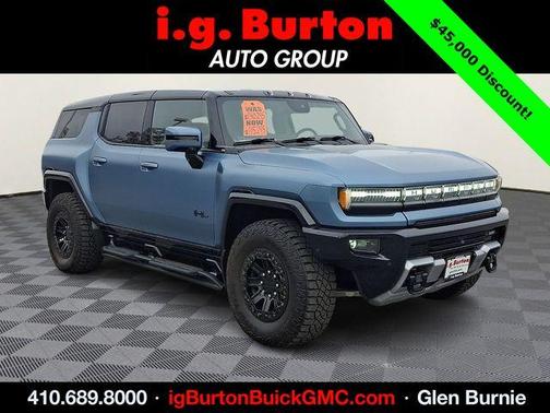Neptune Blue 2024 GMC HUMMER EV SUV 3X