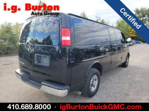 Black 2025 Chevrolet Express 3500 LT