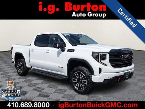 Summit White 2022 GMC Sierra 1500 AT4
