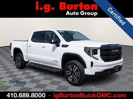 Summit White 2022 GMC Sierra 1500 AT4