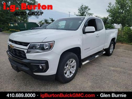 Summit White 2022 Chevrolet Colorado LT
