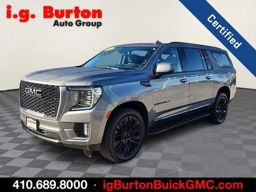Satin Steel Metallic 2022 GMC Yukon XL Denali