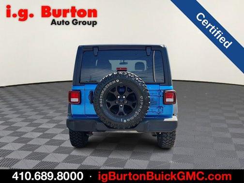 Hydro Blue Pearlcoat 2022 Jeep Wrangler Unlimited Sport