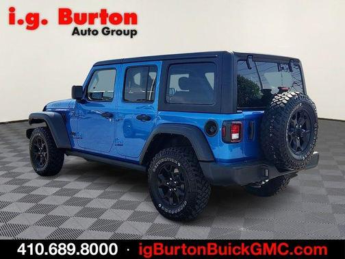 Hydro Blue Pearlcoat 2022 Jeep Wrangler Unlimited Sport