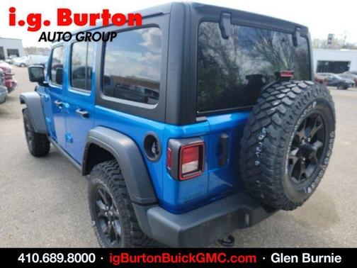 Hydro Blue Pearlcoat 2022 Jeep Wrangler Unlimited Sport