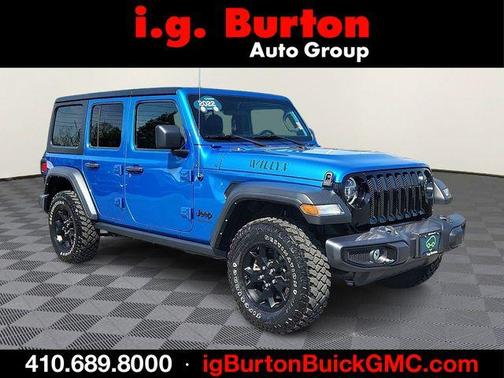 Hydro Blue Pearlcoat 2022 Jeep Wrangler Unlimited Sport