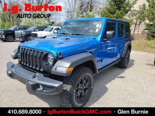 Hydro Blue Pearlcoat 2022 Jeep Wrangler Unlimited Sport