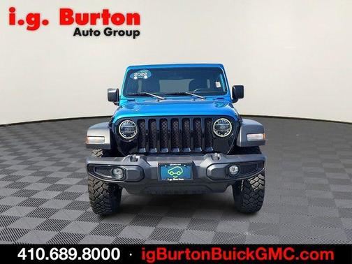 Hydro Blue Pearlcoat 2022 Jeep Wrangler Unlimited Sport