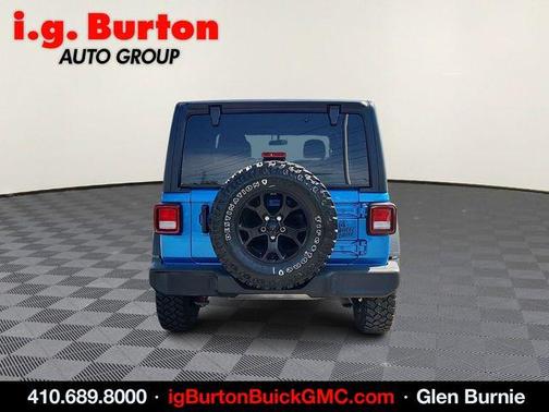 Hydro Blue Pearlcoat 2022 Jeep Wrangler Unlimited Sport