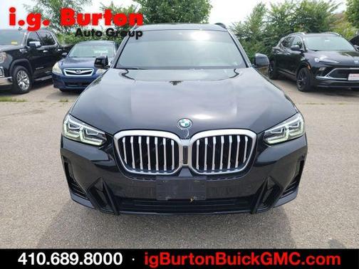 Black Sapphire Metallic 2022 BMW X3 xDrive30i