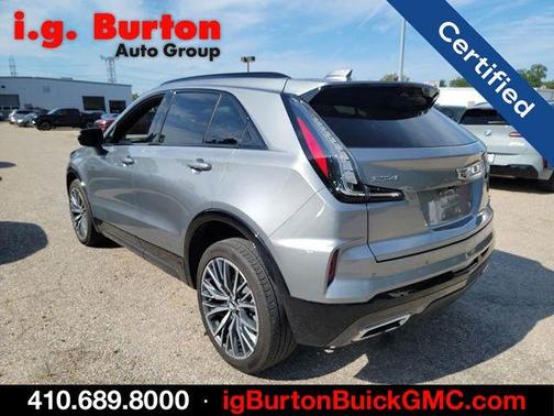 Silver Metallic 2024 Cadillac XT4 Sport