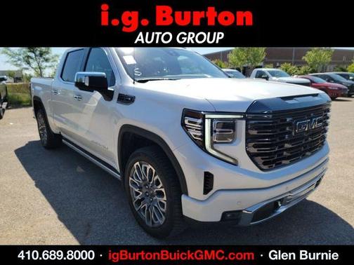 White Frost Tri-Coat 2023 GMC Sierra 1500 Denali Ultimate
