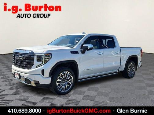 White Frost Tri-Coat 2023 GMC Sierra 1500 Denali Ultimate