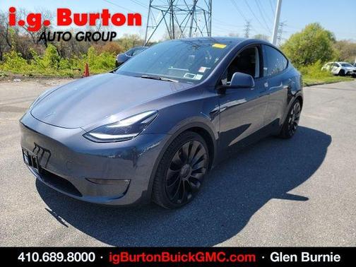 Midnight Silver Metallic 2022 Tesla Model Y Performance