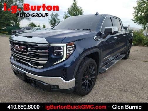 Pacific Blue Metallic 2023 GMC Sierra 1500 SLT