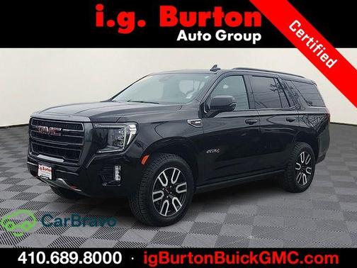 Onyx Black 2023 GMC Yukon AT4