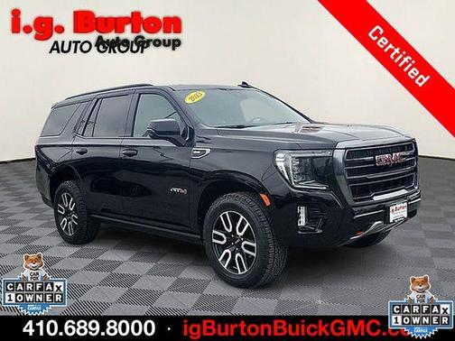 Onyx Black 2023 GMC Yukon AT4