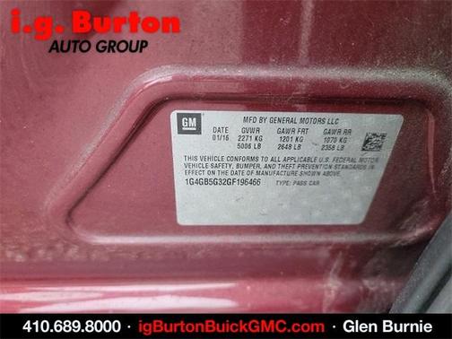 2016 Buick LaCrosse Leather