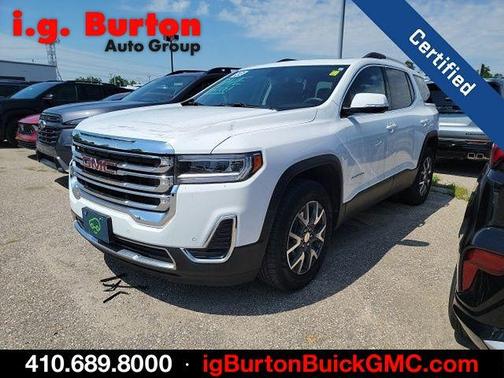 Summit White 2023 GMC Acadia SLE