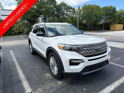STAR WHITE MET TRI-COAT 2023 Ford Explorer Limited