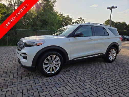 STAR WHITE MET TRI-COAT 2023 Ford Explorer Limited