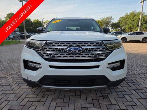 STAR WHITE MET TRI-COAT 2023 Ford Explorer Limited