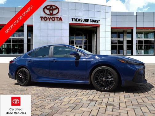 Reservoir Blue 2025 Toyota Camry SE