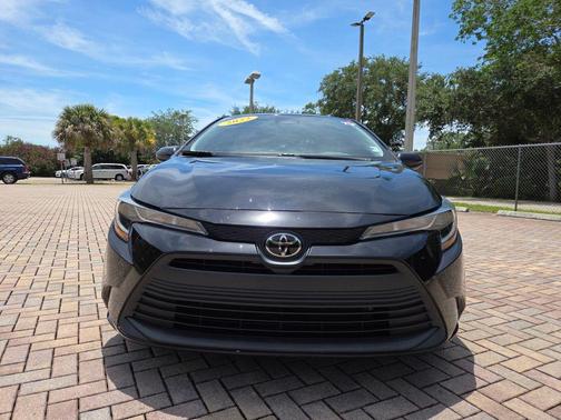 Midnight Black Metallic 2023 Toyota Corolla LE