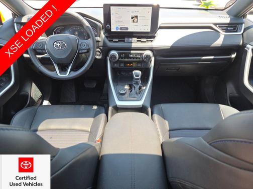 Silver Sky Metallic/Midnight Black Metallic 2023 Toyota RAV4 Hybrid SE