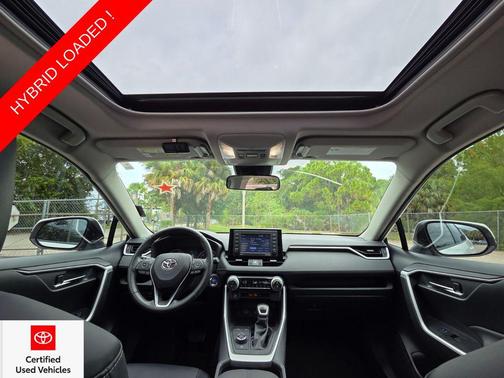 Blizzard Pearl 2022 Toyota RAV4 Hybrid XLE Premium