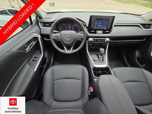 Blizzard Pearl 2022 Toyota RAV4 Hybrid XLE Premium